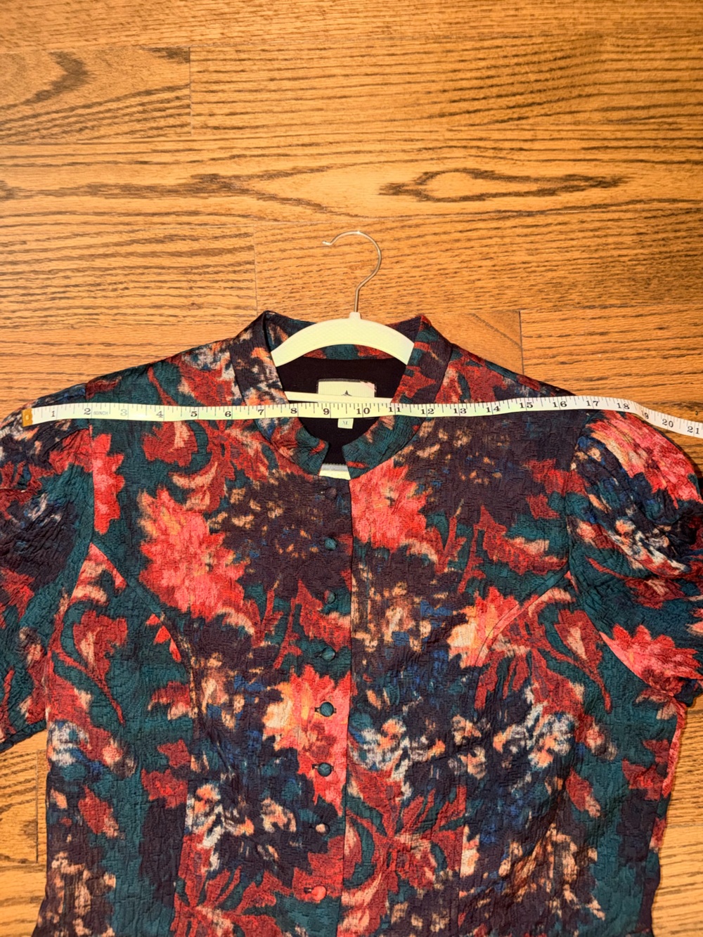 Tuckernuck persimmon floral Jacard Maribelle jacket Size XL - Picture 10 of 12